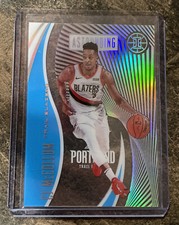 2019-20 Illusions CJ MCCOLLUM Astounding BLUE SAPPHIRE Acetate Blazers