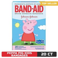 Band-Aid Peppa Pig Adhesive Bandages, 20 Count