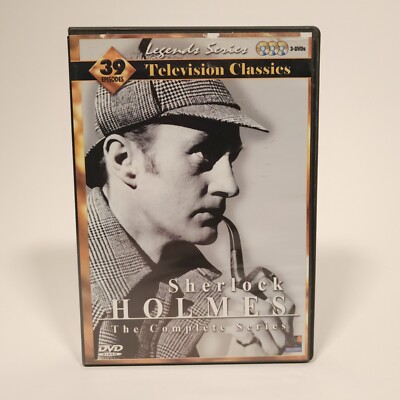 Sherlock Holmes: The Complete Series 3 DVDs  39 Episodes Very Good TV Classics