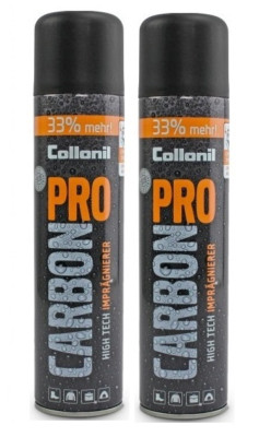 (37,49 EUR/l) 2x Collonil Carbon Pro Imprägnierspray 400ml g Nässe & Schmutz