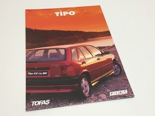 1996 Tofas Fiat Tipo Brochure - Turkish Text