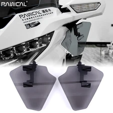 Panical Dark Smoke Air Deflector Windshield For Honda Goldwing GL1800 F6B 18-25