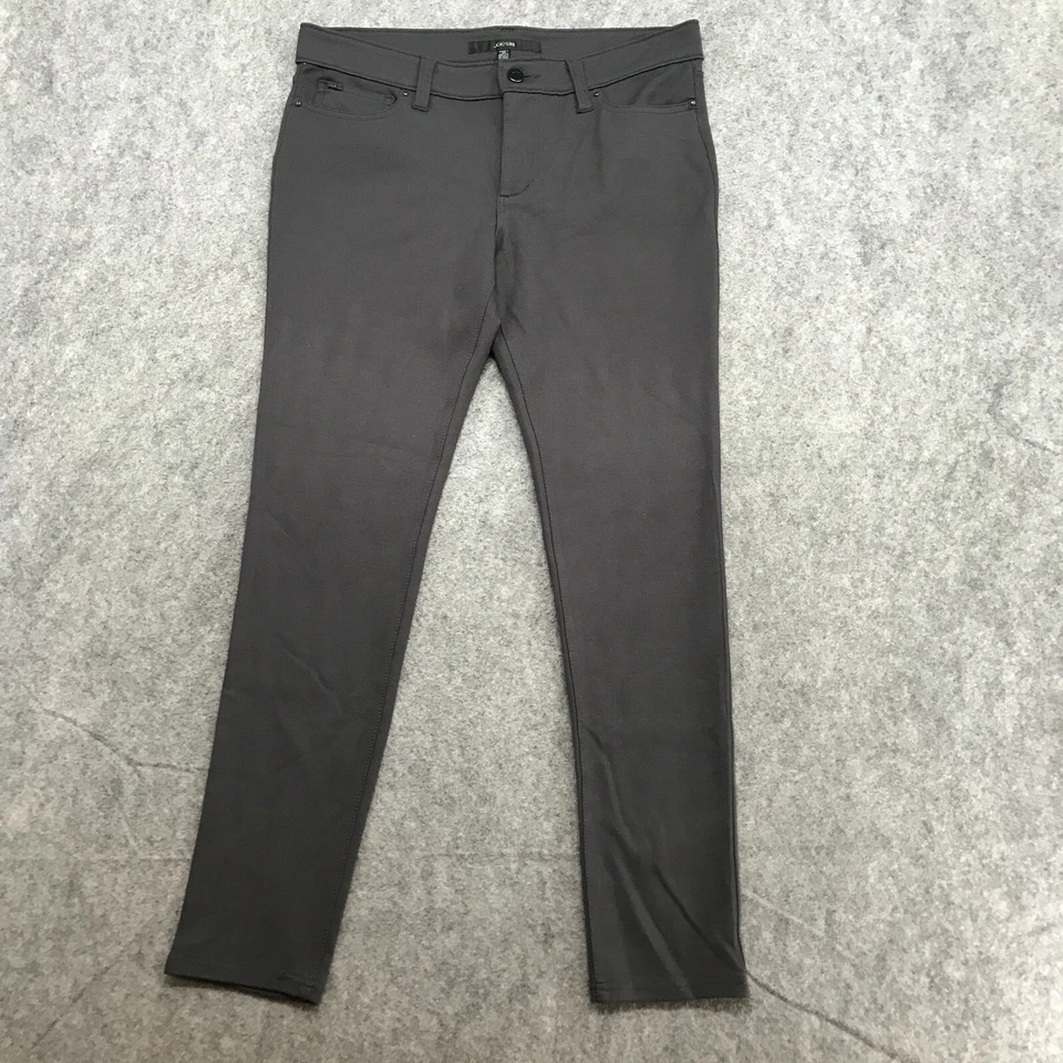 Joe's Pants Womens Size 30 Gray Skinny Leg Knit Comfort Stretch 5 Pocket - Image 2 of 4