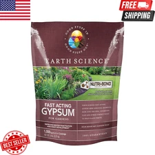 Earth Science 25 lb Fast Acting Granular Lime Soil pH Adjuster for Lawn Garden