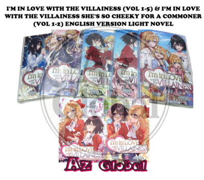 I m in Love with the Villainess & She's so cheeky for a common Vol 1-5 & Vol 1-2