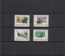 Hungary - 4 Bird Stamps (WSB-058)