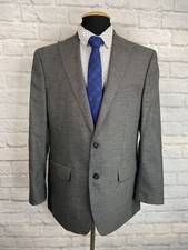 Calvin Klein Mens Gray ATHLETIC FIT STRETCH Sport Coat Blazer Jacket SIZE 42R