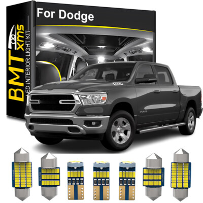 LED Interior Light Bulbs For DODGE Challenger Charger Ram 1500 2500 3500 Caliber