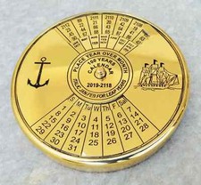 Handmade | Brass Calendar 100 yrs Collectible Gift For Decoration LOTS OF 25