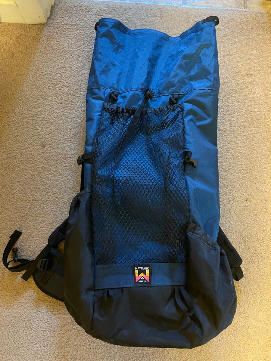 Waymark Lite 50L Ecopak Blue UL Backpack | eBay Waymark Lite 50L Ecopak Blue UL Backpack | eBay