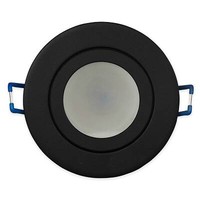 Led Einbaustrahler Rund IP44 1-9W Schwarz Bad Badezimmer Deckenstrahler GU10