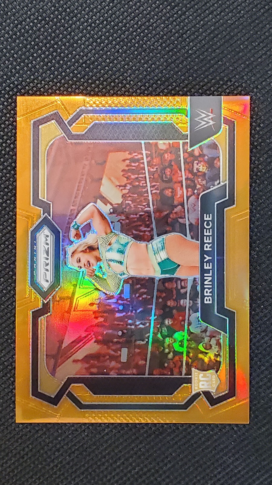 Brinley Reece 2024 Panini Prizm Orange /99 WWE Rookie Card #36 NXT