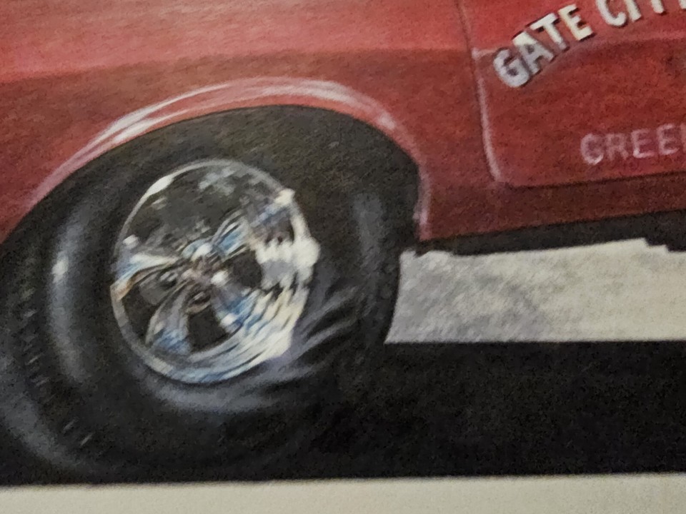 Ronnie Sox Gate City Motor 1965 Belvedere Original Drag Racing Art Tim