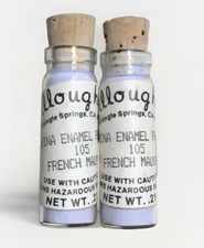 Lot of 2 NEW Vintage Willoughby’s “FRENCH MAUVE” #105 China Enamel Paint Vials