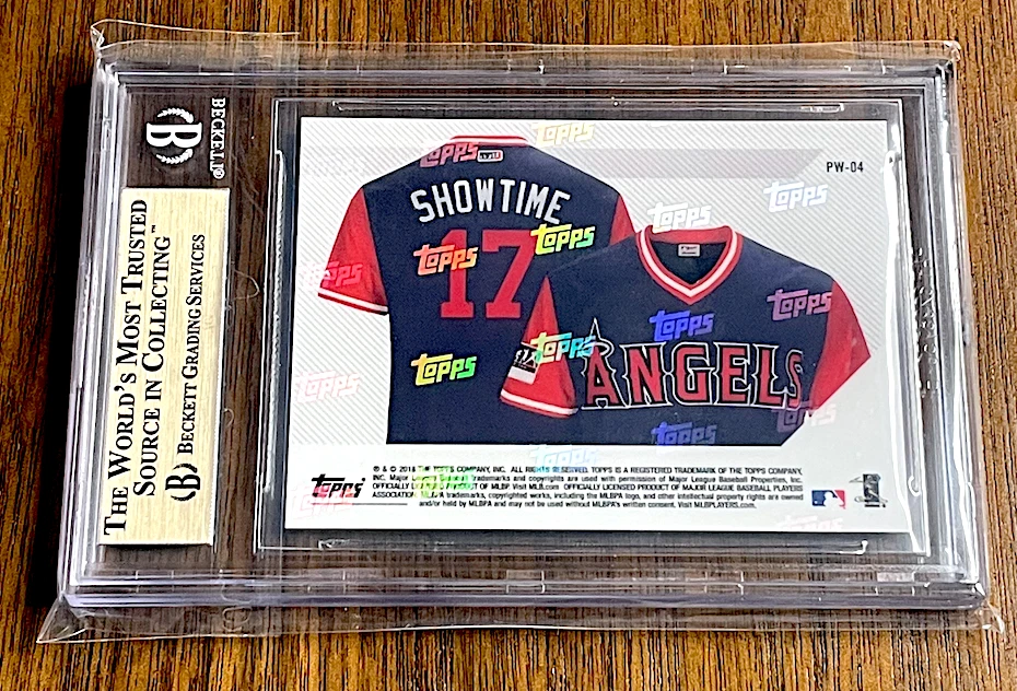 Shohei Ohtani 2018 Topps Now #PW-04⚾⚾⚾BGS 10 PRISTINE⚾⚾Rookie RC⚾⚾Short Print SP - Image 2 of 3