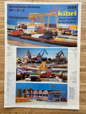 Kibri Prospekt 1999 - Modellbahn-Zubehör – H+N+Z - neuwertig - Bild 1 von 4