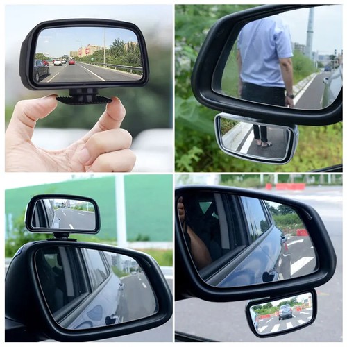 1x 360-Degree Self-Adhesive Car Accessories Blind Spot Wide Angle Convex Mirror - Picture 4 of 12