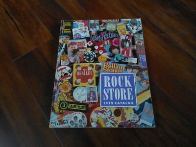 THE ROCK STORE 1992 CATALOG (ROCK STORE's 1st Catalogue!) RARE 13b
