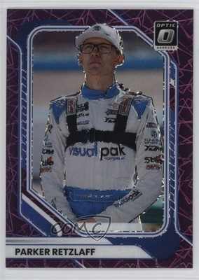 2026 Panini Donruss NASCAR Optic Purple Velocity Prizm /59 Parker Retzlaff 5f0