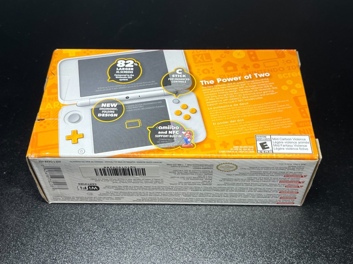 Nintendo 2DS XL Console - White/Orange for sale online | eBay