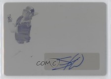 2018 Leaf Trinity Patch Printing Plate Yellow 1/1 Steele Walker #PA-SW1 Auto 5w7