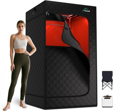 Red Light Infrared Sauna with Red Light Therapy for Home,Portable Red Light Stea