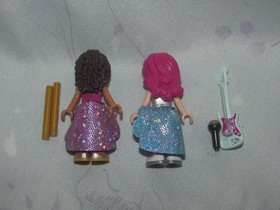 Lego Friends 2 Minifigures from 41105 Pop Star Stage - Andrea, Livi