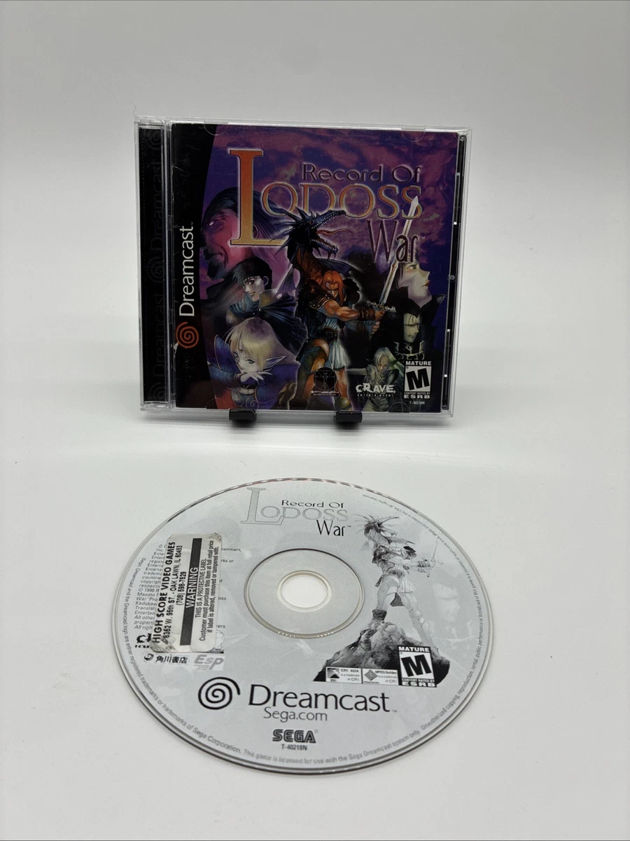 Sega Dreamcast Record of Lodoss War Video Games for sale | eBay