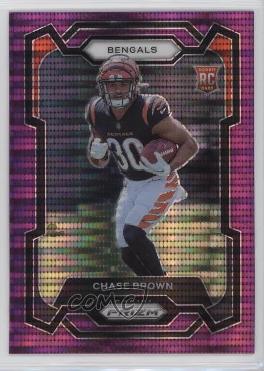 2023 Panini Prizm Rookies Purple Pulsar Prizm Chase Brown #318 1k9t