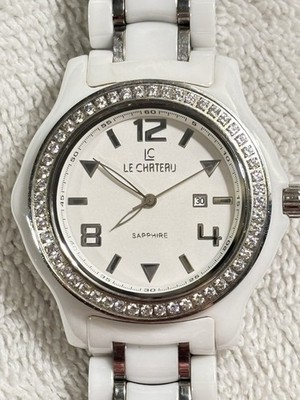 LE Chateau White Women s Watch