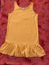 Dress Size L yellow Women casual Dress By Style works + Free Gift .