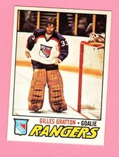 1977-78 O-Pee-Chee #207 Gilles Gratton New York Rangers  -  See Pics