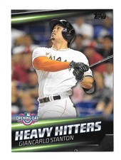 2016 Topps Opening Day Heavy Hitters - MIAMI MARLINS 