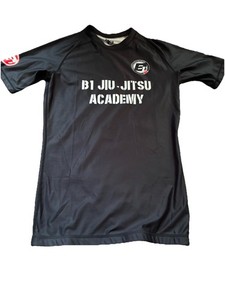 Medium Rash Guard Jiu Jitsu Black Short Sleeve Unisex BJJ rash guard BJJ Gear