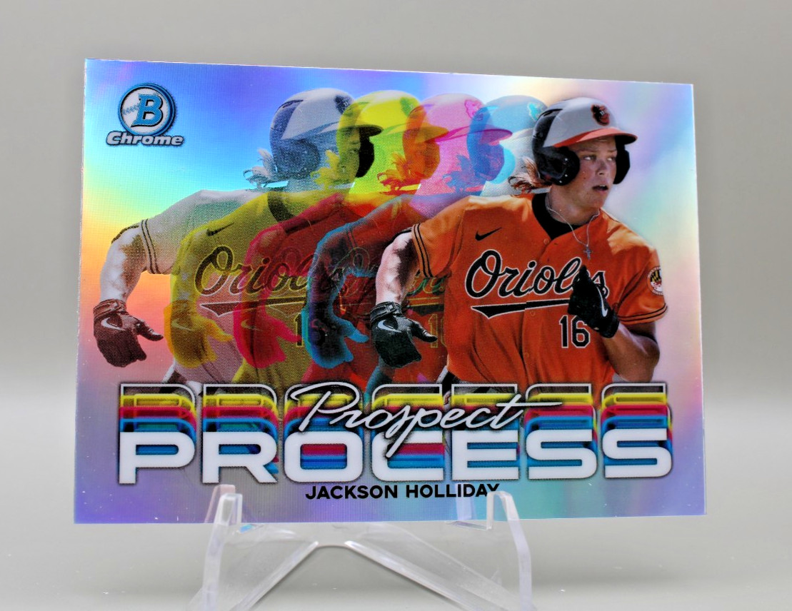 2023 Bowman Chrome - Prospect Process Jackson Holliday #PRP-9 (RC)