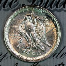 * 1935-S * SUPERB+ GEM BU MS TEXAS COMMEMORATIVE HALF-DOLLAR * FROM COLLECTION