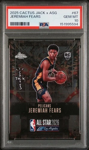 2025 Topps Jeremiah Fears Base (PSA 10)