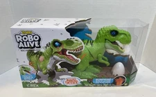 Robo Alive Attacking Green T-Rex Real-Life Robotic Pet by Zuru #7127 (2019) NEW
