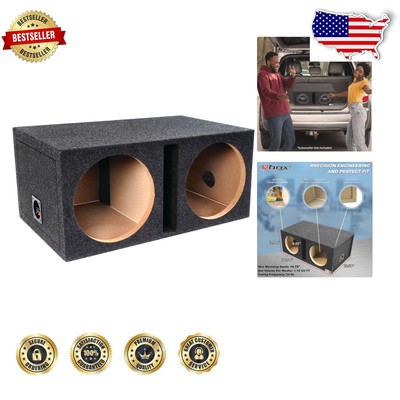 Bbox Dual 10-Inch Vented Subwoofer Enclosure - Enhance Sound Quality & Bass