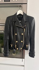 Balmain H&M leather jacket