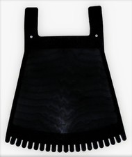 Fahrrad - Schmutzfänger aus Gummi mit Fransen für Vorderrad - Strebenmontage