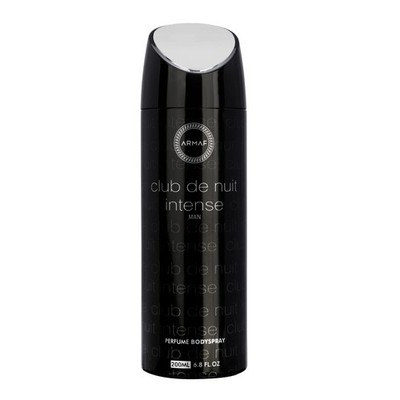 Armaf Club De Nuit Intense for Men Parfume Bodyspray Spray, 6.8 Ounce / 200 ml