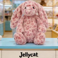Valentine Gift Rabbit Plush Doll Jellycat Hopscone Luxe Bunny Soft Stuffed NWT
