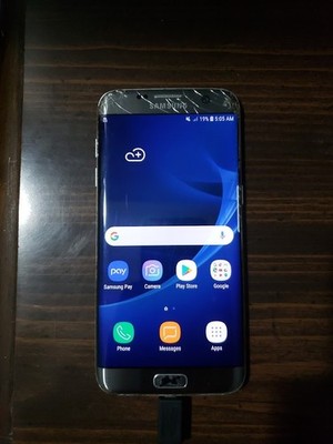 Samsung Galaxy S7 edge - 32 GB - Silver Titanium (Unlocked)   Read Description