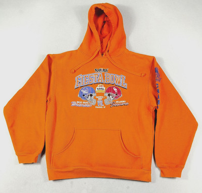 Boise State Broncos Hoodie Mens M Orange NCAA Football TCX Apparel Fiesta Bowl