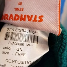 Color Block Knit Long Cardigan Free One Size Unisex