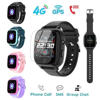 4G Kids Smart Watch Phone Watch With GPS SOS Video Call for Boys Girls Gift