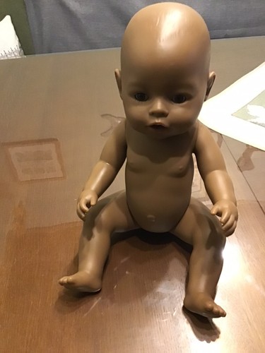 Baby Born Puppe Dunkel  Zapf