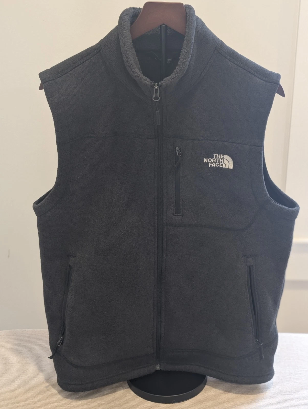 The North Face Gordon Lyons Vest Men's L Charcoal Heather EUC