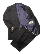 Suitsupply Napoli Brescia Reda110  S Dark Grey Surgeon 2Piece Men Suit 36S-31 EUC